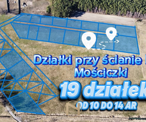 Działka na sprzedaż,   Mościczki - 44 685 zł