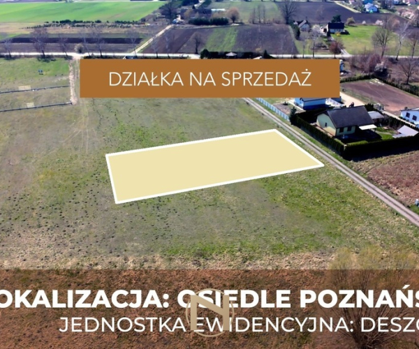 Działka na sprzedaż,   Osiedle Poznańskie - 110 000 zł