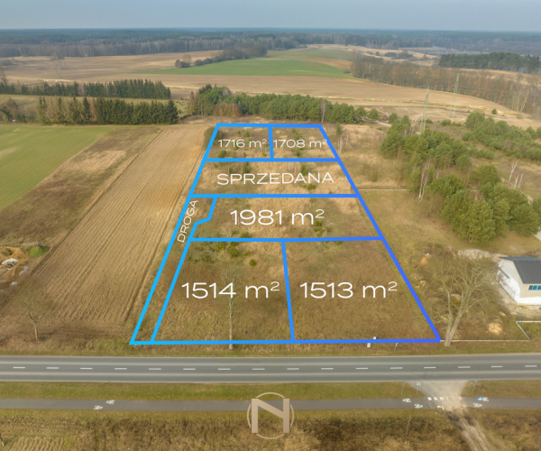 Działka na sprzedaż,   Santocko - 151 400 zł