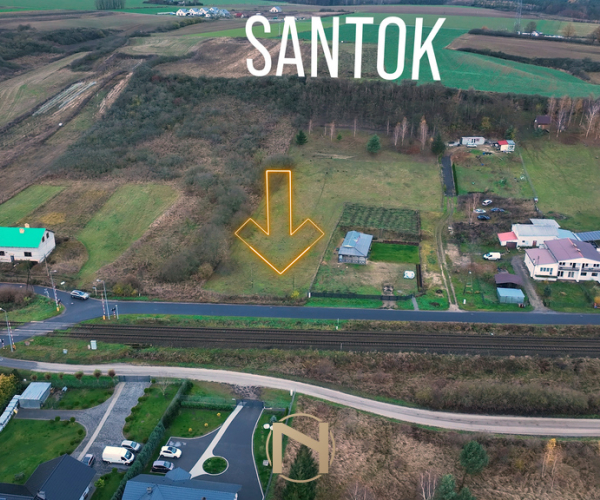 Działka na sprzedaż,   Santok - 149 000 zł