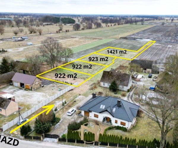 Działka na sprzedaż,   Nowiny Wielkie - 65 000 zł